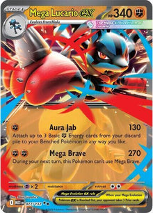 Mega Lucario ex - 077/132 - #077/132