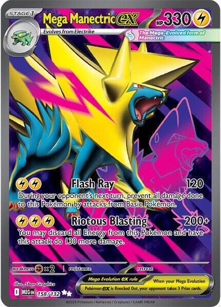 Mega Manectric ex - 158/132 - #158/132