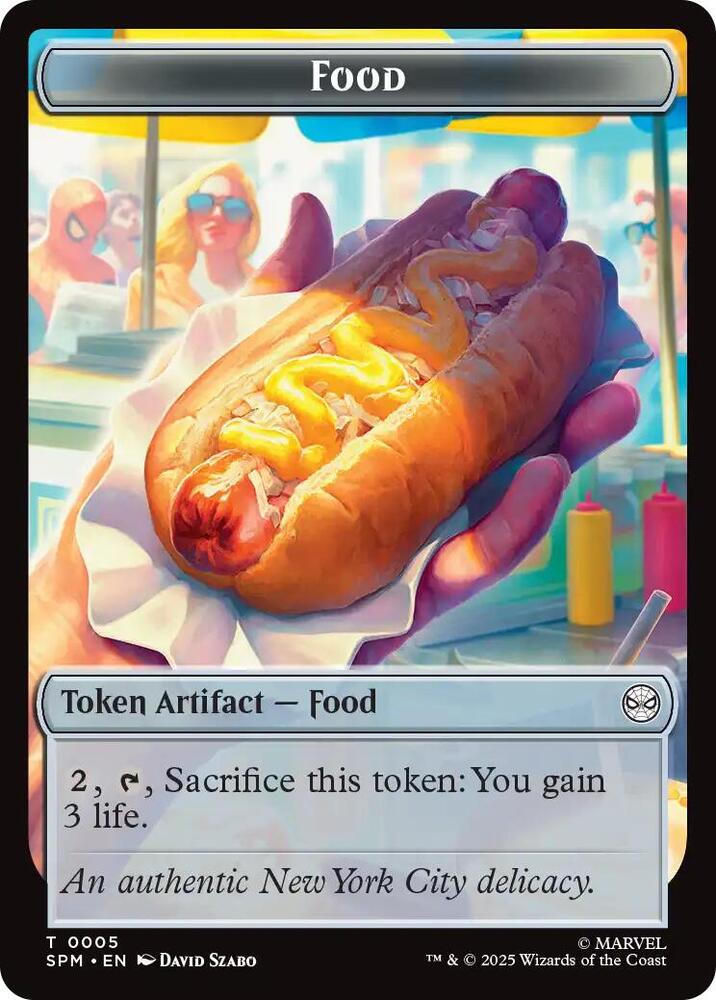 Food // Robot Double-Sided Token - #5 // 6