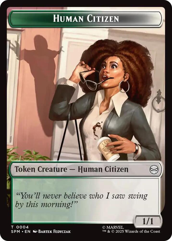 Human Citizen // Treasure Double-Sided Token - #4 // 7