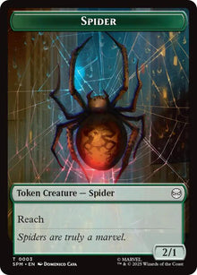 Spider // Treasure Double-Sided Token - #3 // 7
