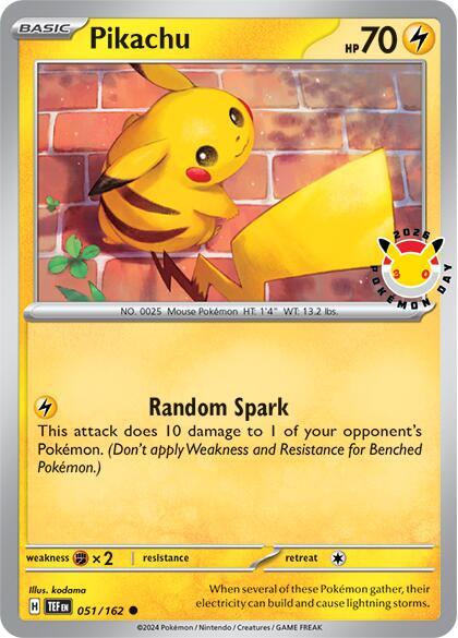Pikachu (Pokemon Day 2026) - #051/162