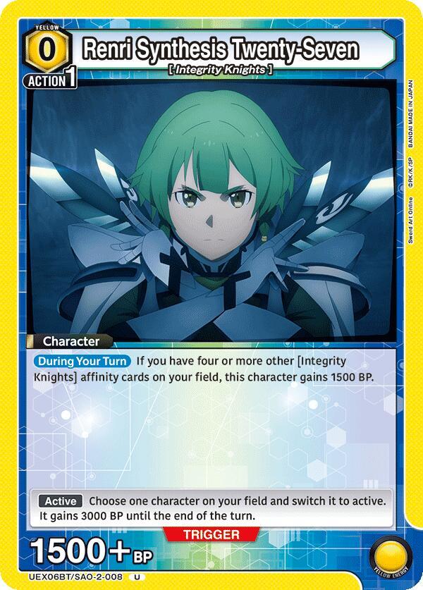Renri Synthesis Twenty-Seven #UEX06BT/SAO-2-008