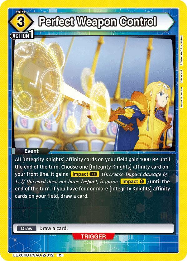 Perfect Weapon Control #UEX06BT/SAO-2-012