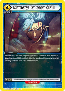 Memory Release Skill #UEX06BT/SAO-2-013