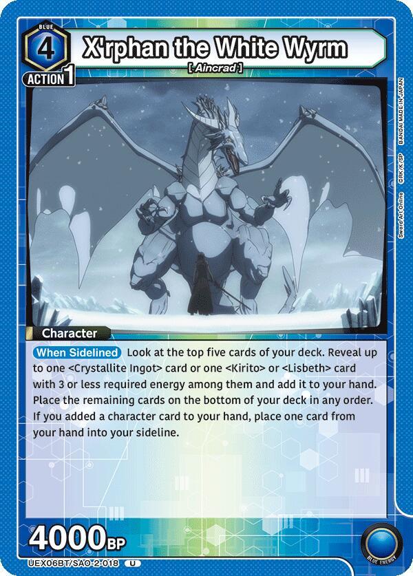 X'rphan the White Wyrm #UEX06BT/SAO-2-018