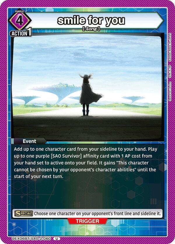 smile for you #UEX06BT/SAO-2-060