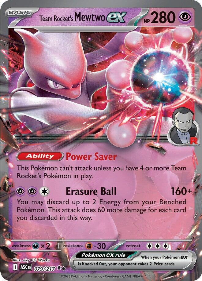 Team Rocket's Mewtwo ex - 079/217 - #079/217