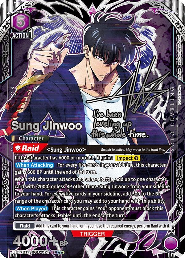 Sung Jinwoo (021) (SR**) - #UE17BT/SLG-1-021