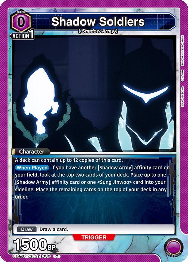 Shadow Soldiers - #UE17BT/SLG-1-030