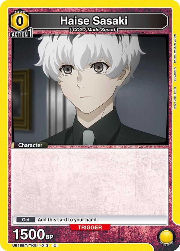 Haise Sasaki (013) - #UE18BT/TKG-1-013