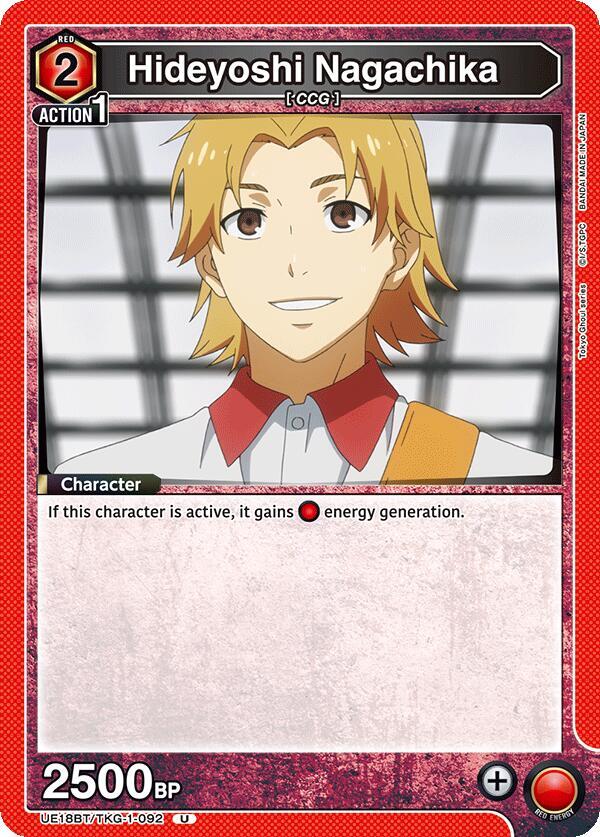 Hideyoshi Nagachika (092) - #UE18BT/TKG-1-092