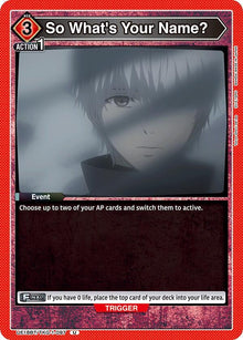 So What's Your Name? - #UE18BT/TKG-1-097