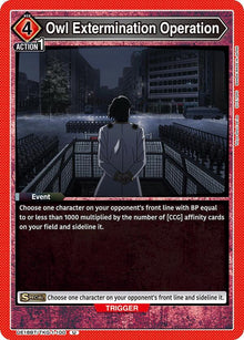 Owl Extermination Operation - #UE18BT/TKG-1-100