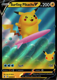 Surfing Pikachu V