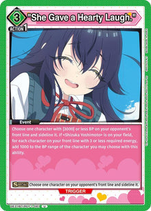 "She Gave a Hearty Laugh." - #UE21BT/RLY-1-081