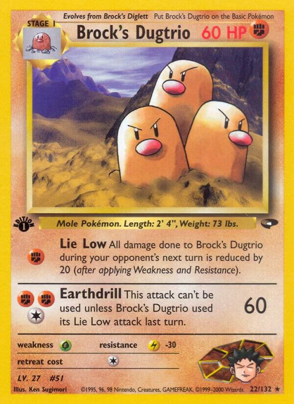 Brock's Dugtrio - #022/132