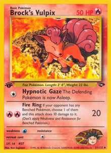 Brock's Vulpix - #037/132