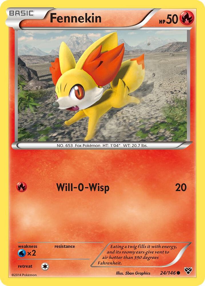 Fennekin - #24/146