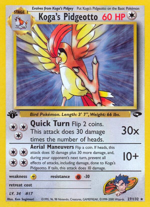 Koga's Pidgeotto - #027/132