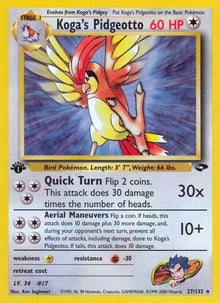 Koga's Pidgeotto - #027/132