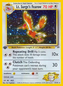 Lt. Surge's Fearow - #007/132