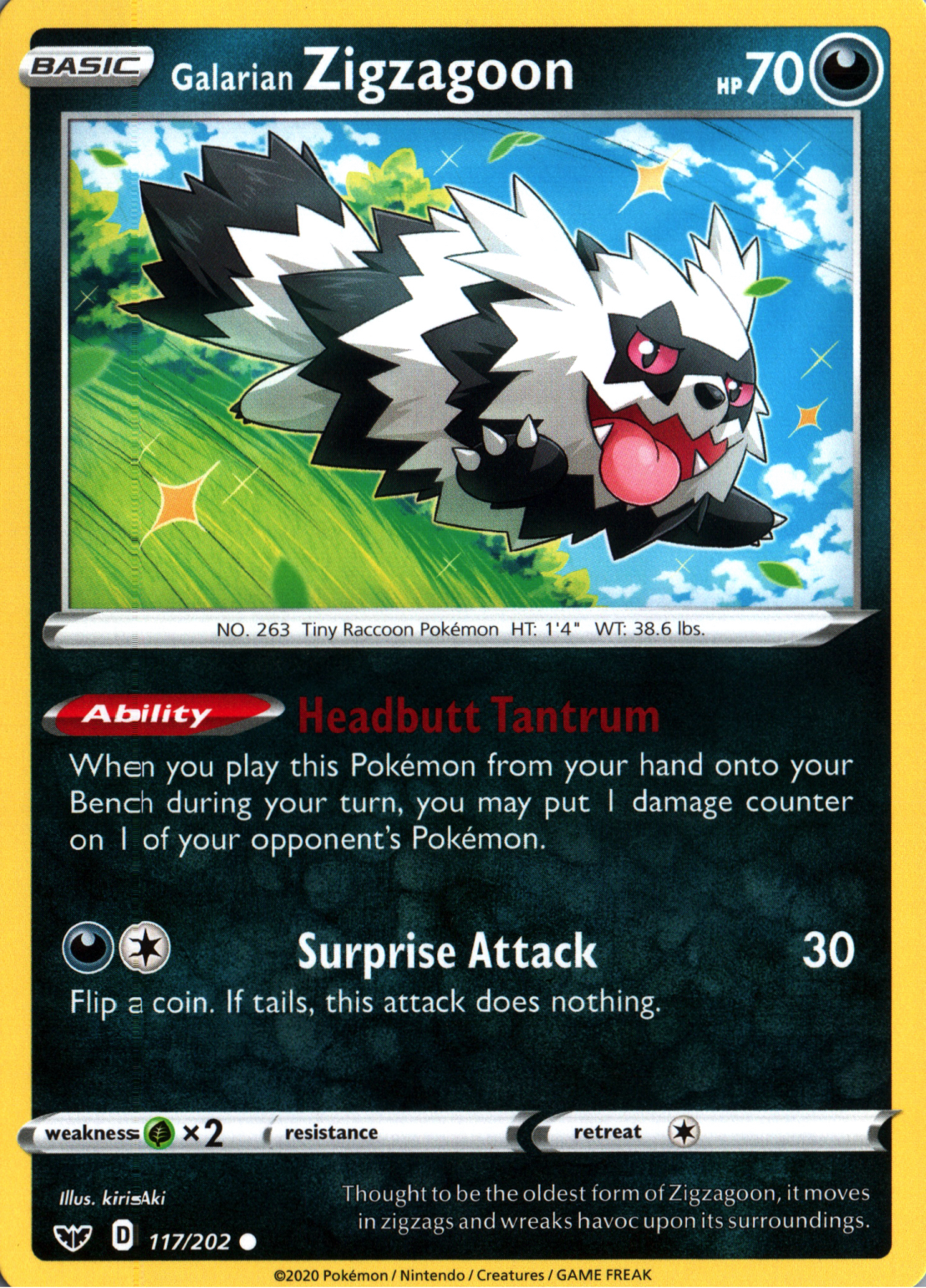 Galarian Zigzagoon