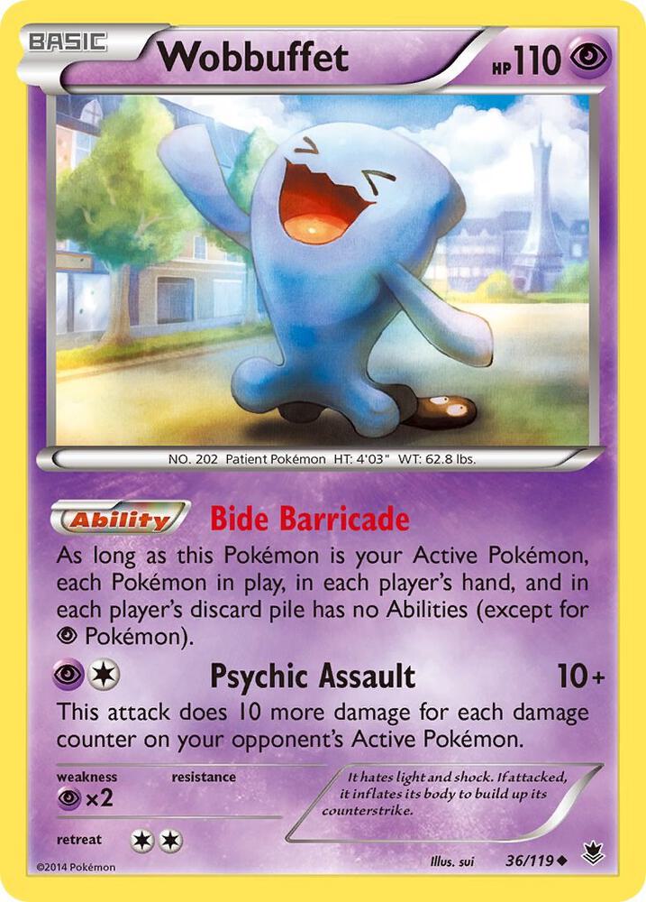 Wobbuffet - #36/119