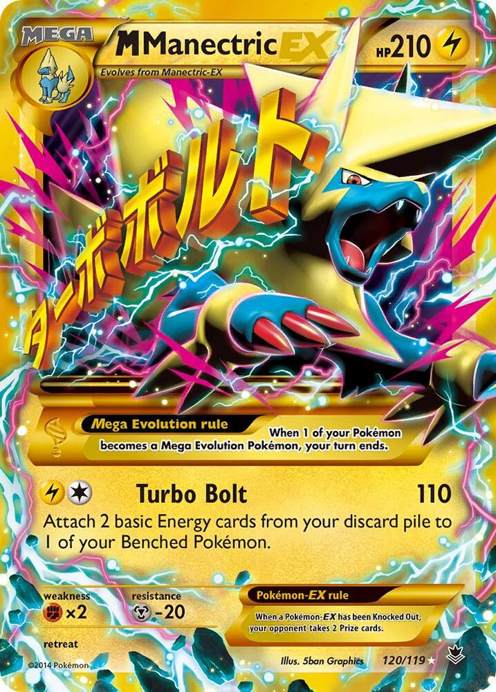 M Manectric EX (120 Secret Rare) - #120/119