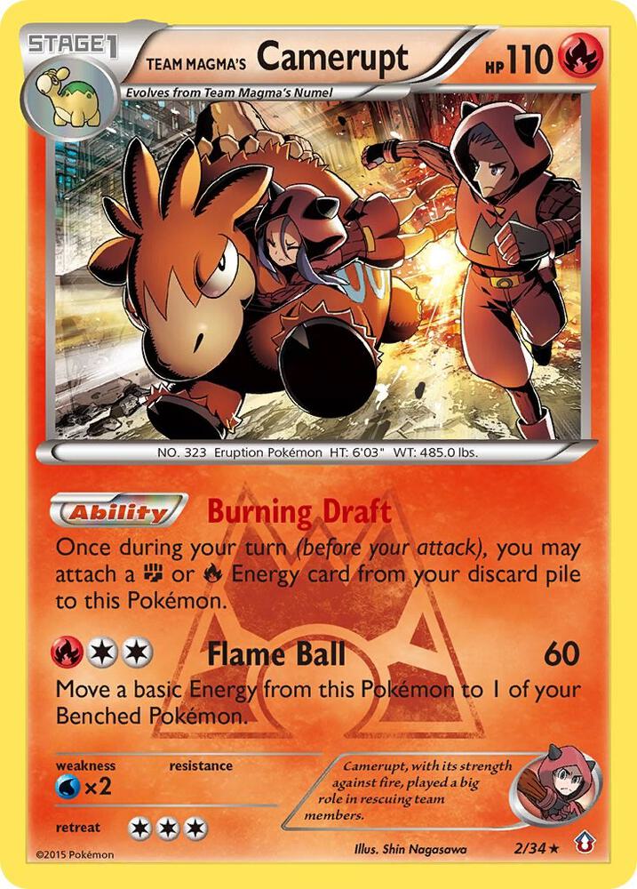 Team Magma's Camerupt - #2/34
