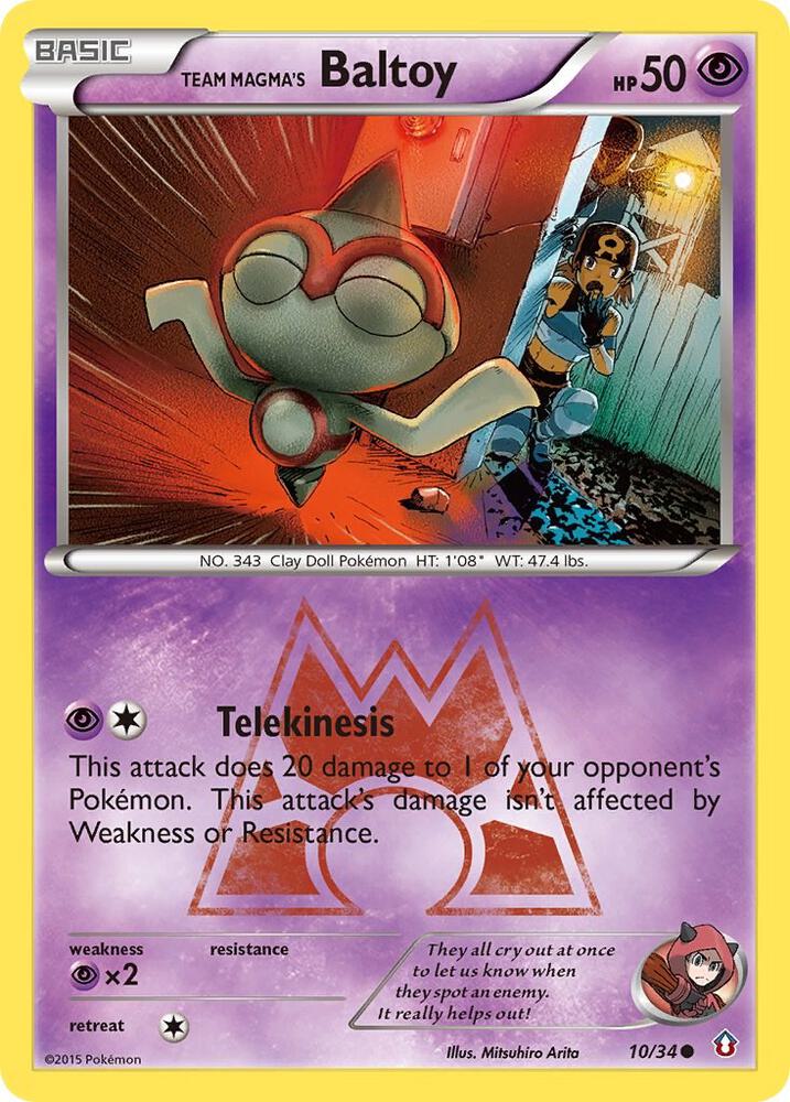 Team Magma's Baltoy - #10/34