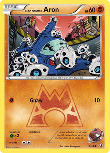 Team Magma's Aron - #12/34