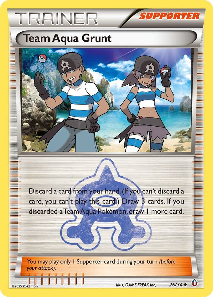 Team Aqua Grunt - #26/34