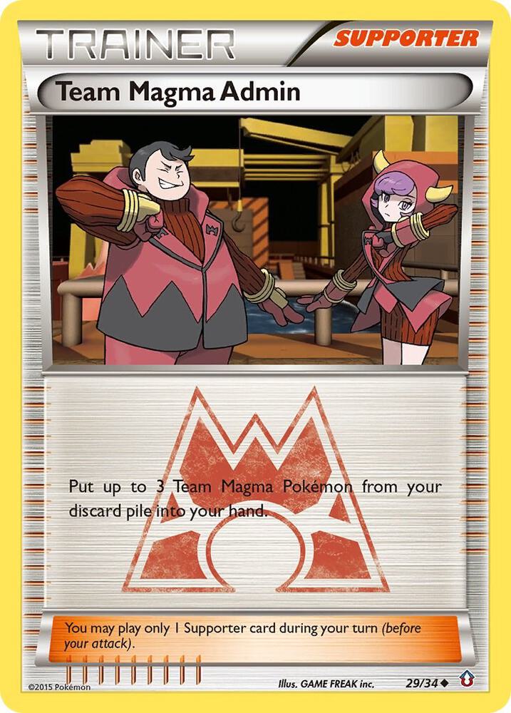 Team Magma Admin - #29/34