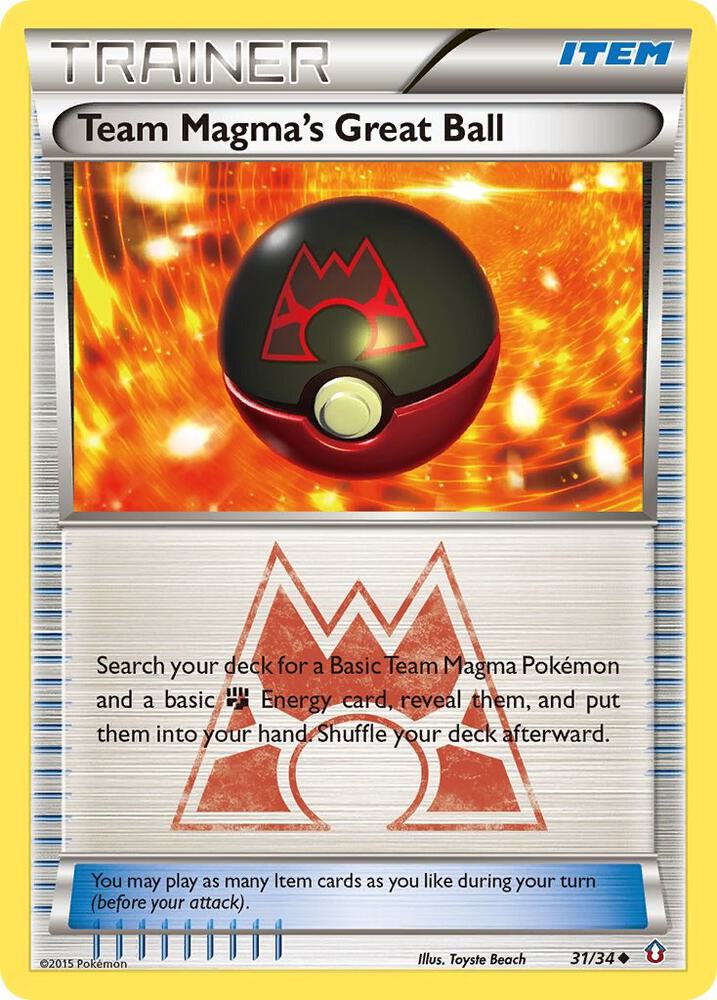 Team Magma's Great Ball - #31/34