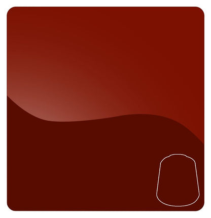 Spiritstone Red painted gemstone effect swatch