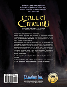 Call of Cthulhu: Investigator Handbook