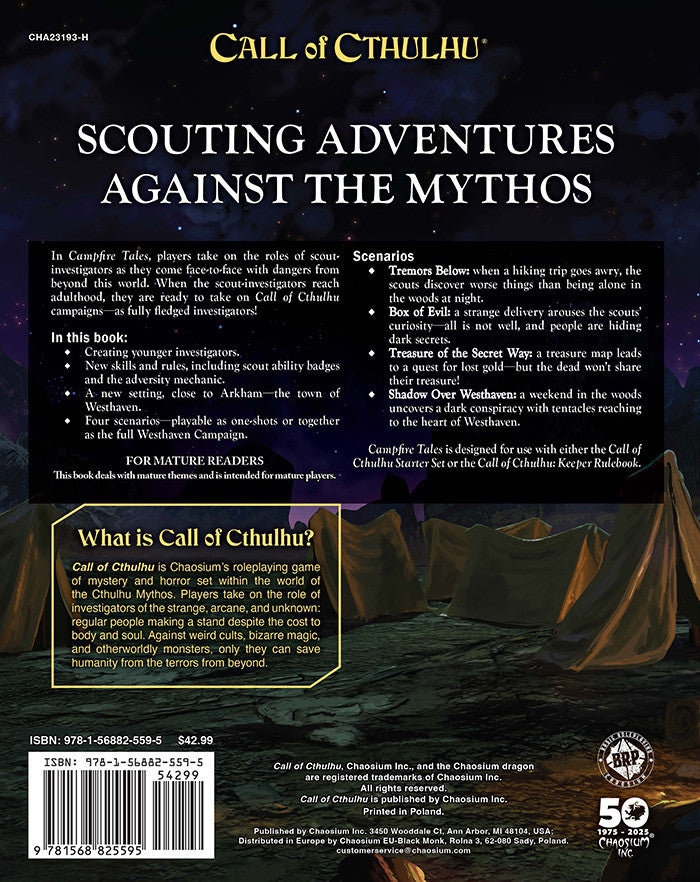 Call of Cthulhu: Campfire Tales - Hardcover