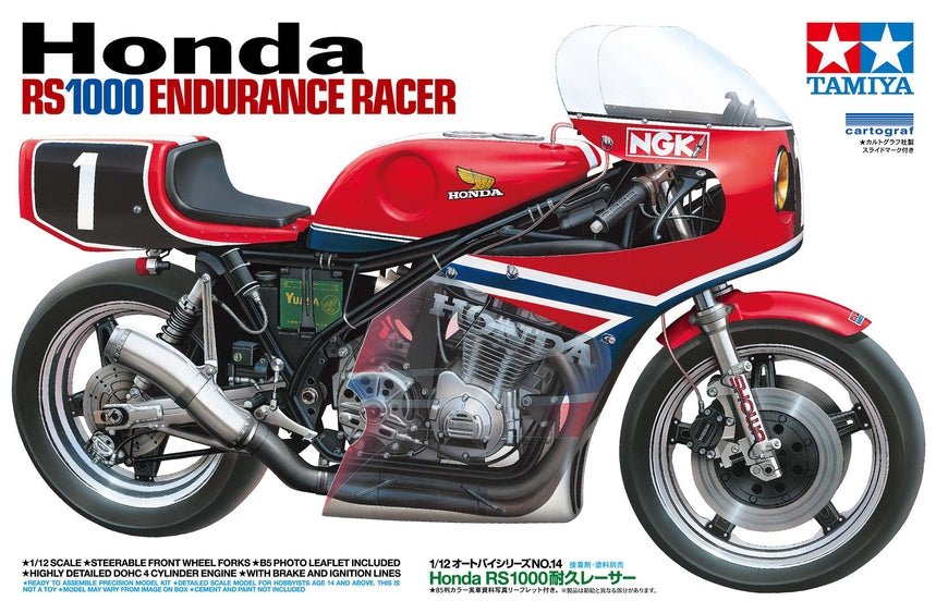 Honda RS1000 Endurance Racer 1/12 Motorcycle Series No. 14