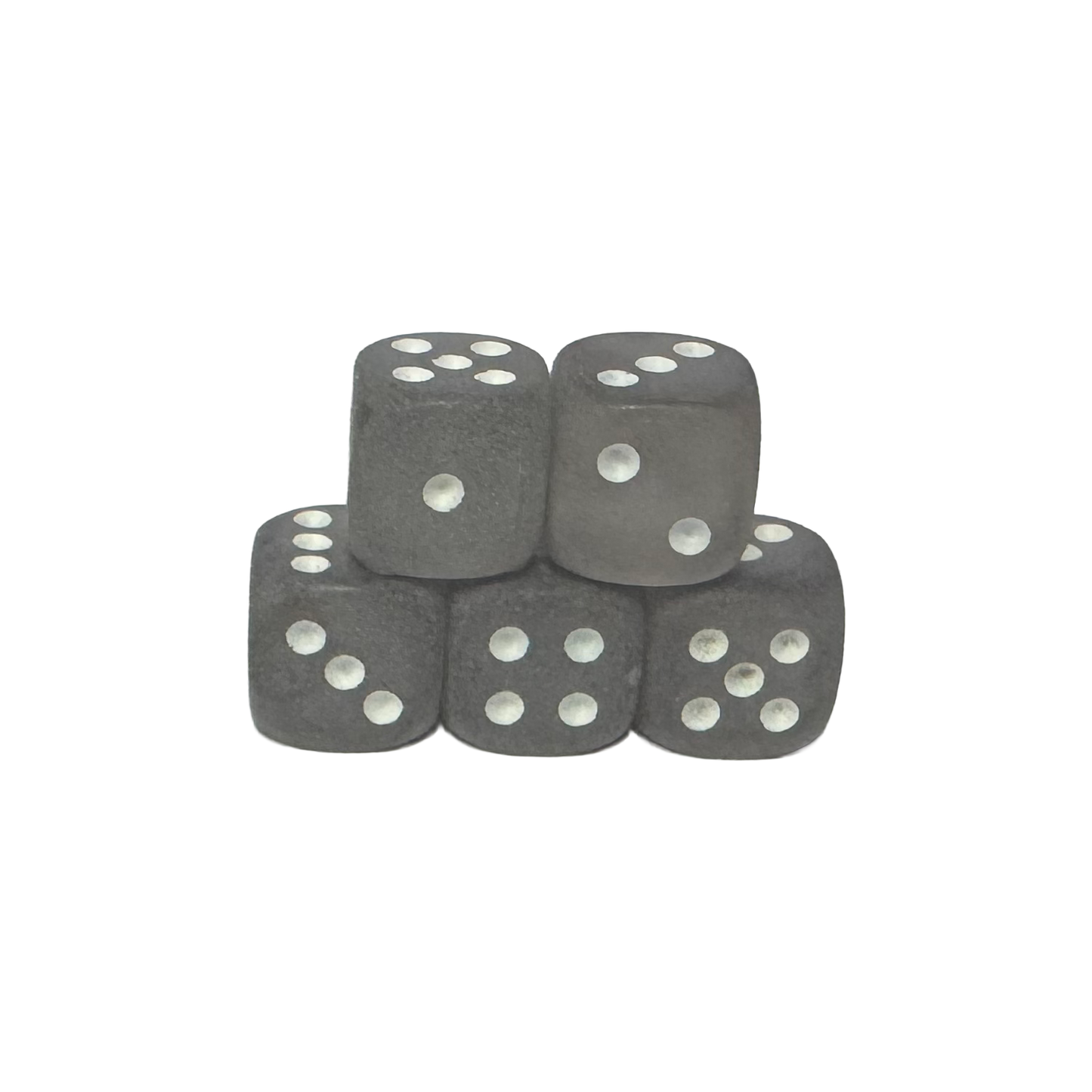 Frosted 12mm w/pips Smoke/white D6