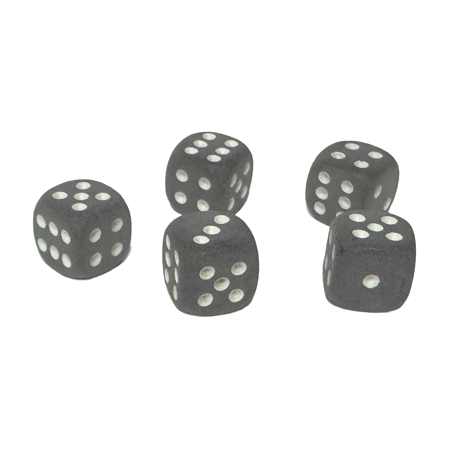 Frosted 12mm w/pips Smoke/white D6