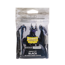 Dragon Shield Perfect Fit Thick Inner Sleeves - Black