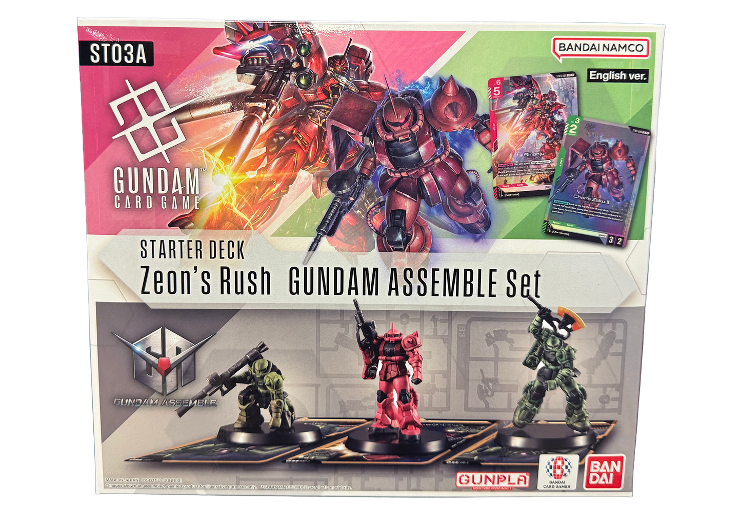 Gundam ASSEMBLE Starter Set - Zeon's Rush [ST03A]