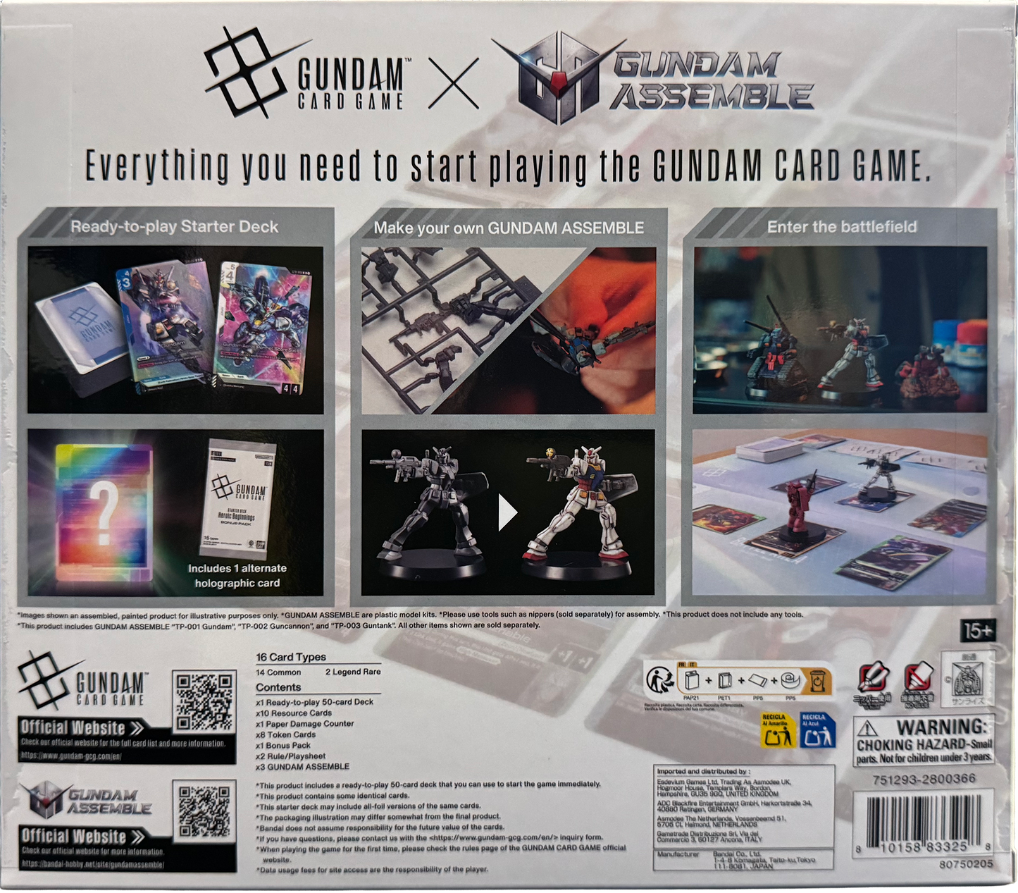 Gundam ASSEMBLE Starter Set - Heroic Beginnings [ST01A]