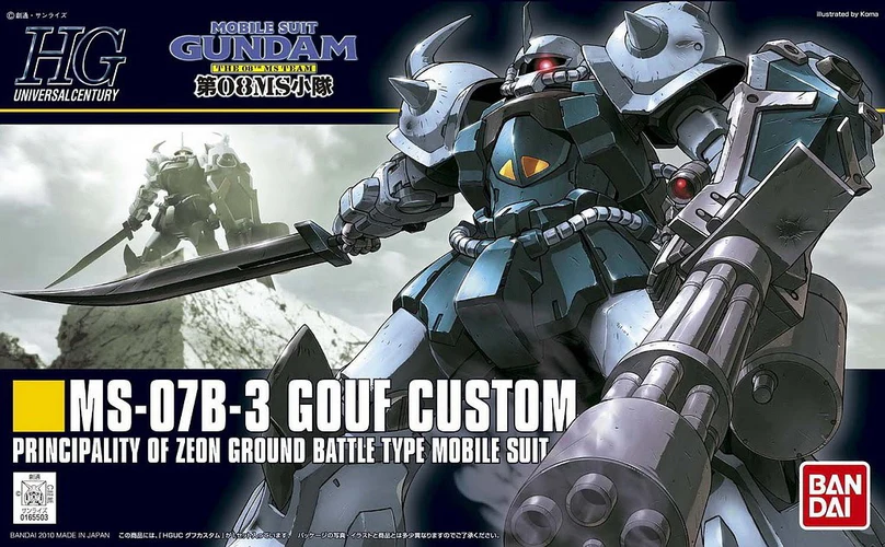 HG 1/144 MS-07B GOUF Principality of Zeon Mass-Produced Land Battle Mobile Suit