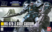 HG 1/144 MS-07B GOUF Principality of Zeon Mass-Produced Land Battle Mobile Suit