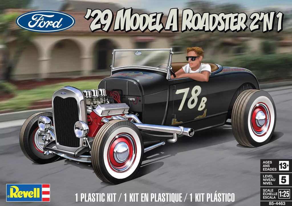 1929 Model A Roadster 2'N1 - 1:25 Scale