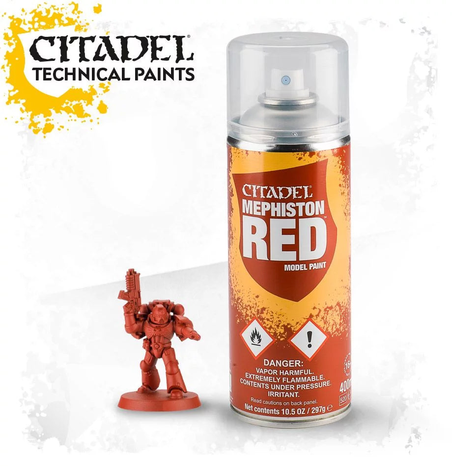 Citadel Colour Mephiston Red spray undercoat can