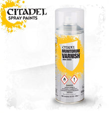Citadel Colour Munitorum Varnish spray can