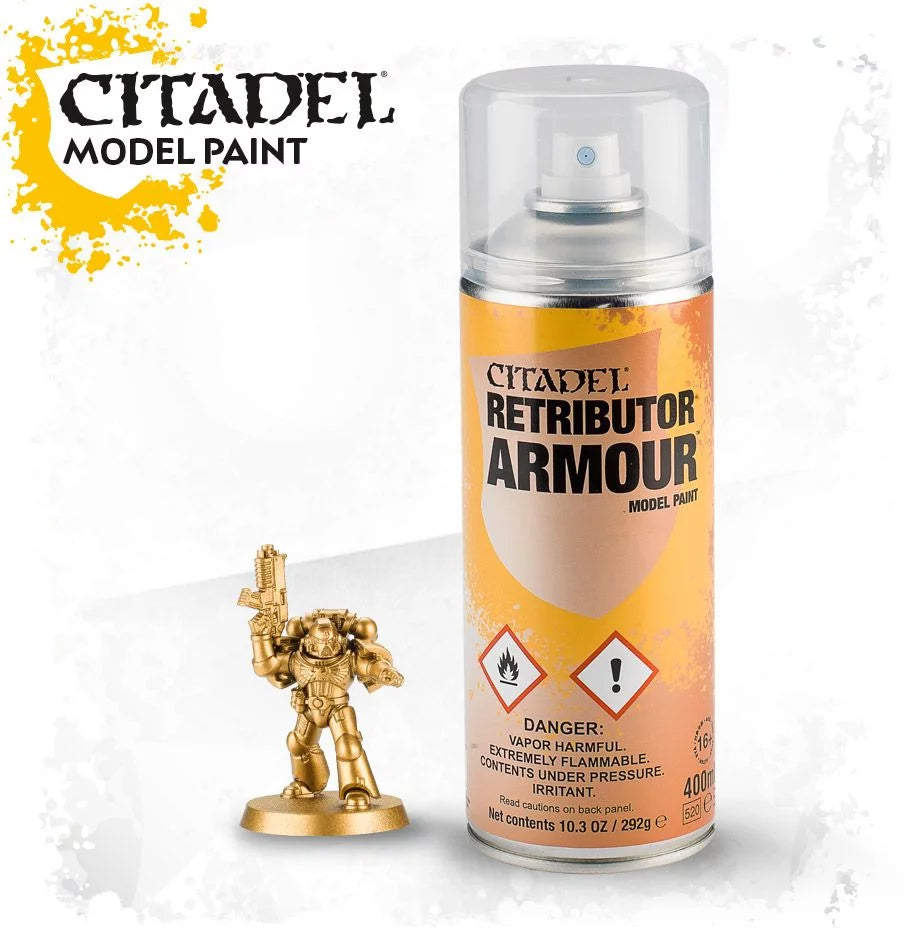 Citadel Colour Retributor Armour spray undercoat can